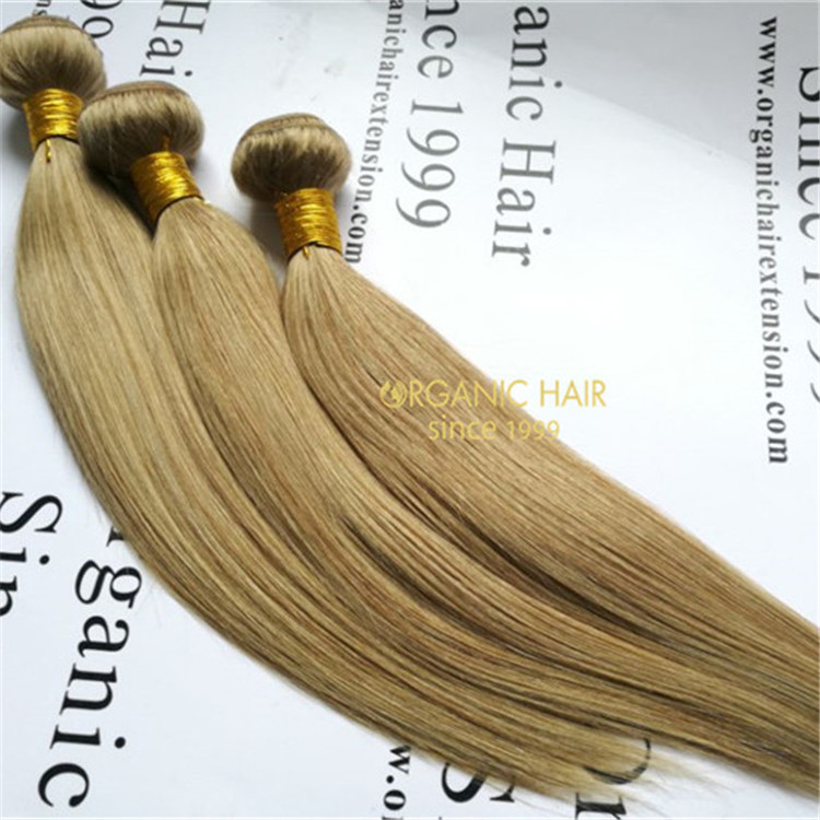 Cheap human hair weave custom color X55